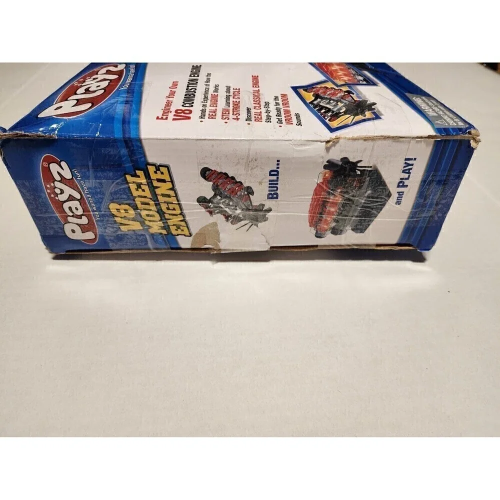 Playz V8 Combustion Engine Model Building Toy Kit
